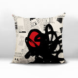 Cena Abstract Reversible Indoor/Outdoor Square Pillow