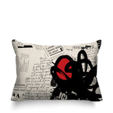 Cena Abstract Reversible Indoor/Outdoor Rectangle Pillow