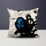 Cena Abstract Reversible Indoor/Outdoor Square Pillow