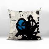 Cena Abstract Reversible Indoor/Outdoor Square Pillow
