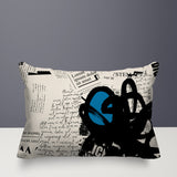 Cena Abstract Reversible Indoor/Outdoor Rectangle Pillow
