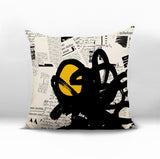 Cena Abstract Reversible Indoor/Outdoor Square Pillow