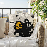 Cena Abstract Reversible Indoor/Outdoor Square Pillow