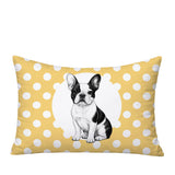 French Bulldog  Indoor/Outdoor Reversible Rectangular Pillow