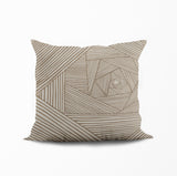Chantalle Geometric Reversible Indoor/Outdoor Square Pillow Cover