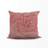 Chantalle Geometric Reversible Indoor/Outdoor Square Pillow Cover