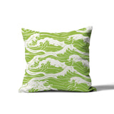 Copley Ocean Waves Square Indoor/Outdoor Throw Pillow