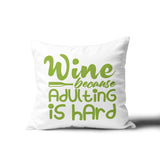 Davey Textual Reversible Indoor/Outdoor Square Pillow