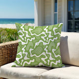 Dominique Coral Reefs Lumbar Indoor/Outdoor Throw Pillow