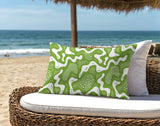 Dominique Abstract Reversible Indoor/Outdoor Rectangular Pillow