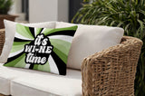 Downton It's Wine Lumbar Indoor/Outdoor Throw Pillow