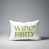 Fairfield Wine Party Lumbar Indoor/Outdoor Throw Pillow