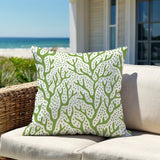Fischer Coral Reefs Square Indoor/Outdoor Throw Pillow