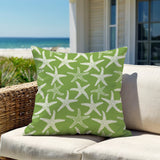 Fletcher Star Fish Square Indoor/Outdoor Throw Pillow