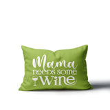 Fulham Mama Needs Lumbar Indoor/Outdoor Throw Pillow