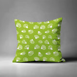 Hahn Sea Shells Square Indoor/Outdoor Throw Pillow
