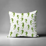 Hemmings Seahorse Square Indoor/Outdoor Throw Pillow