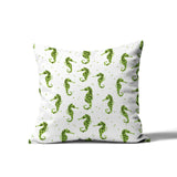 Hemmings Seahorse Square Indoor/Outdoor Throw Pillow