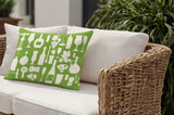 Hyatt Wine And Lumbar Indoor/Outdoor Throw Pillow
