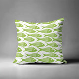 Kieran Fish Square Indoor/Outdoor Throw Pillow