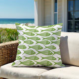 Kieran Fish Square Indoor/Outdoor Throw Pillow