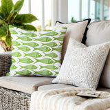 Kieran Fish Square Indoor/Outdoor Throw Pillow