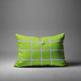 Knotty Geometric Reversible Indoor/Outdoor Rectangular Pillow