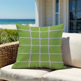 Knotty Nautical Knot Square Indoor/Outdoor Throw Pillow