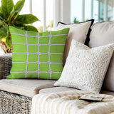 Knotty Nautical Knot Square Indoor/Outdoor Throw Pillow