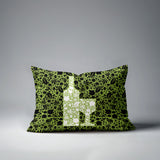 Lakefield Wine Bottle Lumbar Indoor/Outdoor Throw Pillow