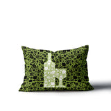 Lakefield Wine Bottle Lumbar Indoor/Outdoor Throw Pillow