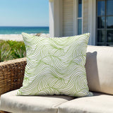Madden Ocean Waves Square Indoor/Outdoor Throw Pillow