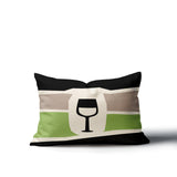 Molsley Wine Bottle Lumbar Indoor/Outdoor Throw Pillow