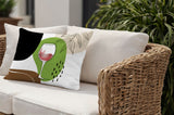Parson Wine Glass Lumbar Indoor/Outdoor Throw Pillow