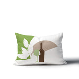 Potter Wine Glass Lumbar Indoor/Outdoor Throw Pillow