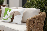 Potter Wine Glass Lumbar Indoor/Outdoor Throw Pillow