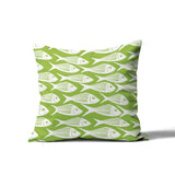 Queeston Fish Square Indoor/Outdoor Throw Pillow