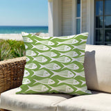 Queeston Fish Square Indoor/Outdoor Throw Pillow