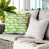 Queeston Fish Square Indoor/Outdoor Throw Pillow