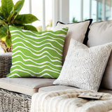 Richardson Ocean Waves Lumbar Indoor/Outdoor Throw Pillow
