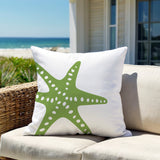 Scarlett Star Fish Square Indoor/Outdoor Throw Pillow