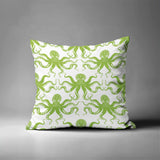 Shirley Octopus Square Indoor/Outdoor Throw Pillow