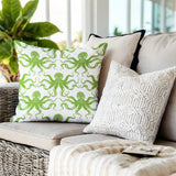 Shirley Octopus Square Indoor/Outdoor Throw Pillow
