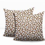 Cheya Zebra Print Indoor/Outdoor Reversible Square Pillow