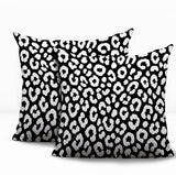 Cheya Zebra Print Indoor/Outdoor Reversible Square Pillow