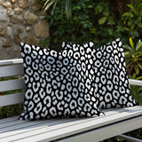Cheya Zebra Print Indoor/Outdoor Reversible Square Pillow