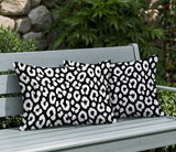 Cheya Zebra Print Indoor/Outdoor Reversible Rectangular Pillow