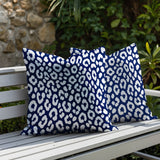Cheya Zebra Print Indoor/Outdoor Reversible Square Pillow