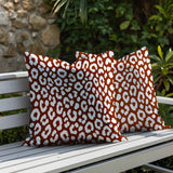 Cheya Zebra Print Indoor/Outdoor Reversible Square Pillow