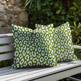 Cheya Zebra Print Indoor/Outdoor Reversible Square Pillow